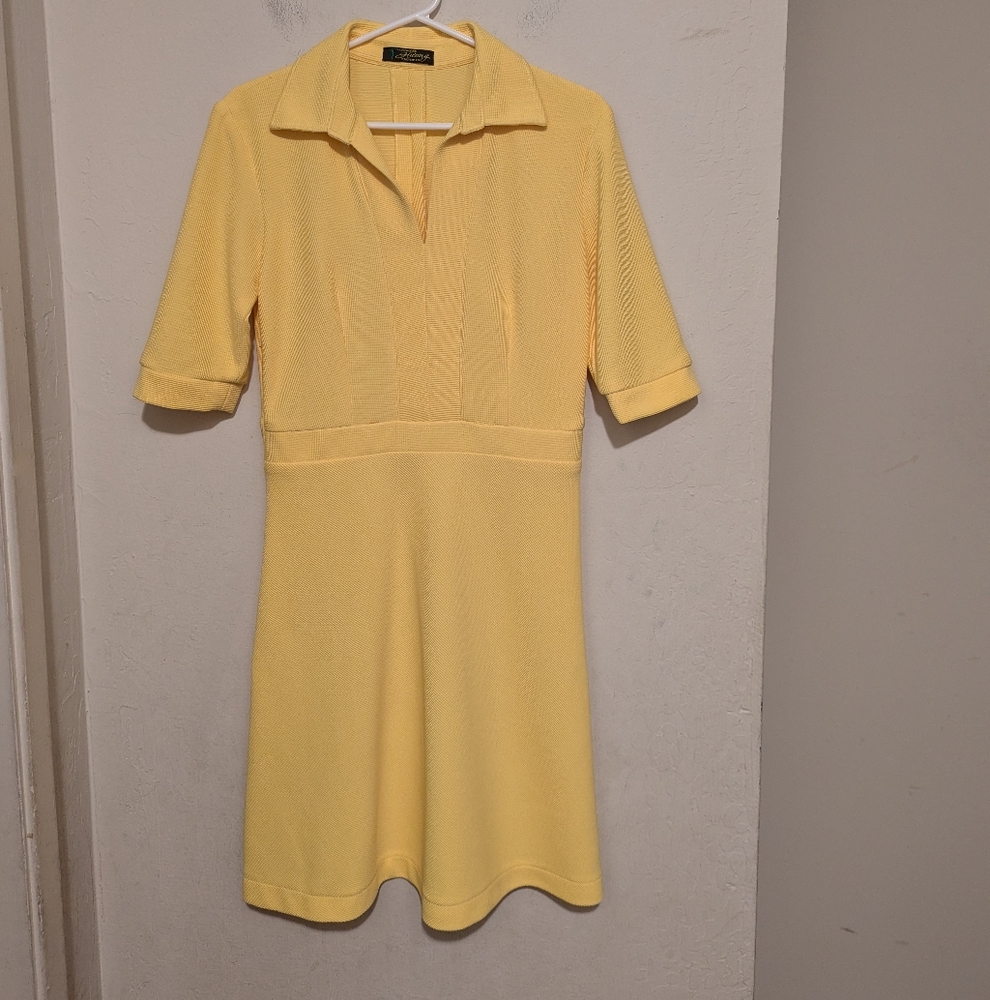 Fashion Design J Wong Dress Yellow Size Small